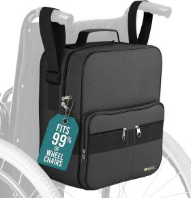 iMedic Deluxe Wheelchair Bag - Storage Backpack for Adults